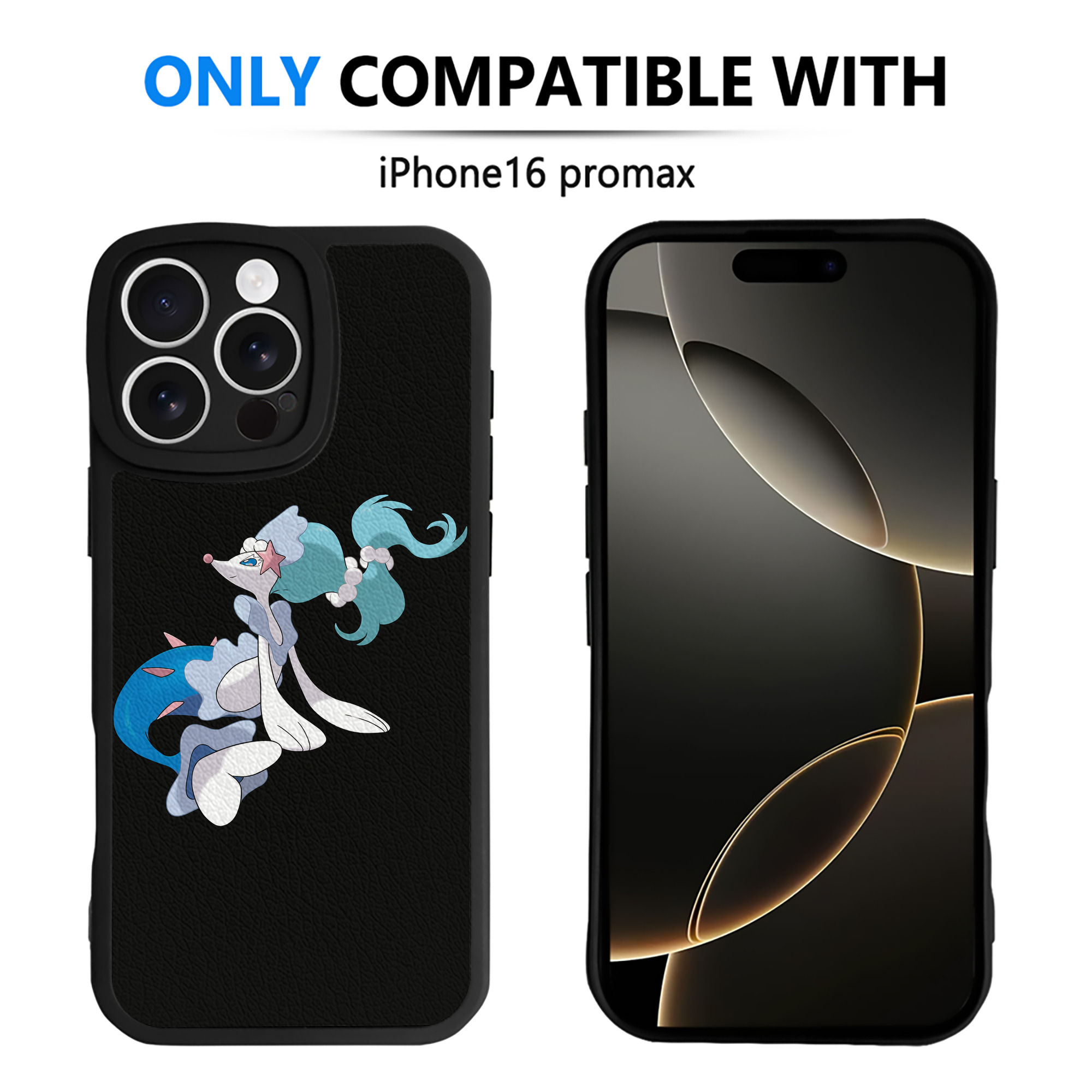 （画像用） ポケットモンスター Pokémon 【iPhone 16シリーズ対応】シリコンスマホケース（レザー調） 材質：シリコン